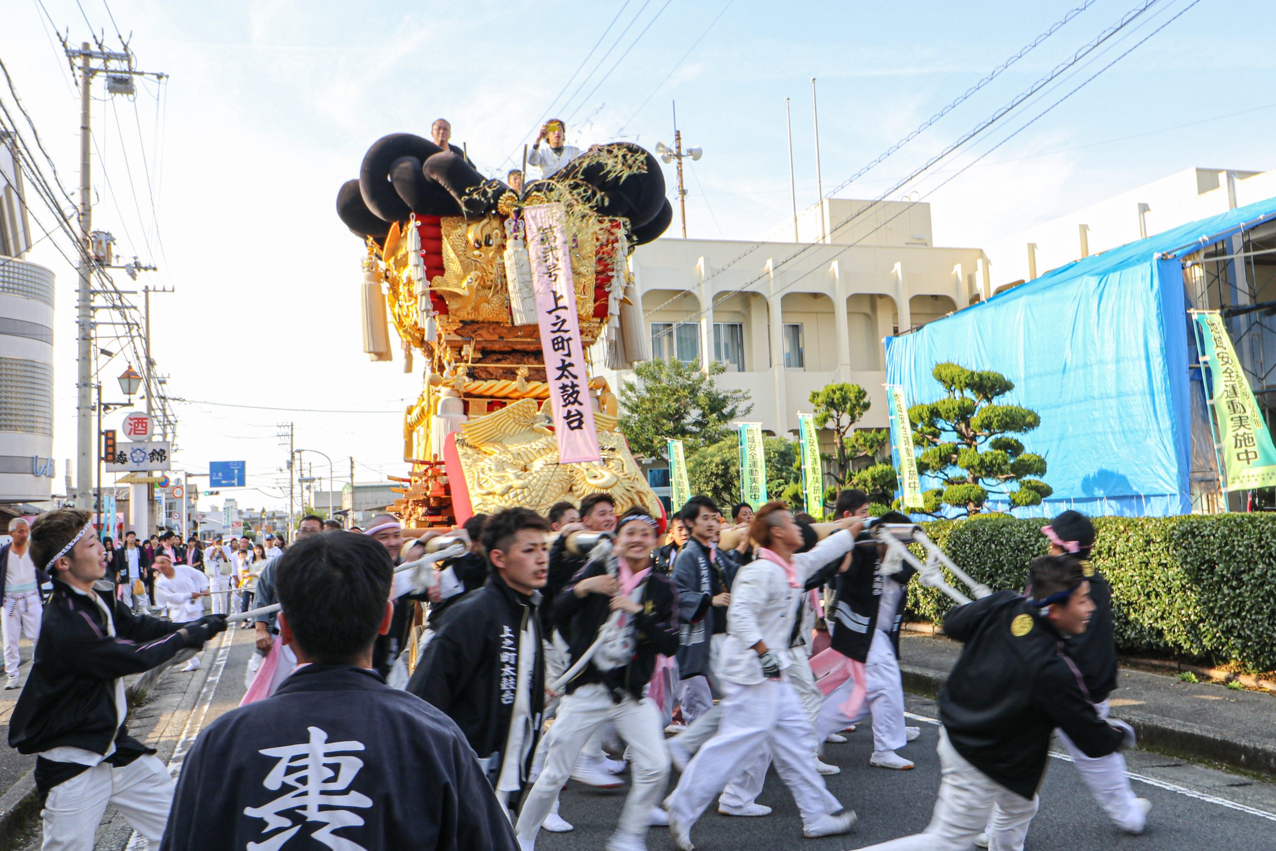 上分神社秋季例大祭サイト - 川之江秋祭り - 金澤太鼓台 - 上之町太鼓台 - 下之町太鼓台 - 上分町 - 川之江